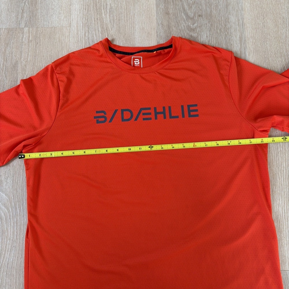 Bjorn‎ Daehlie Mens T-Shirt Focus Sport Orange Running Cross Country Size XL - Picture 7 of 9